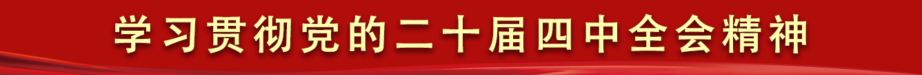 學習貫徹黨的二十屆四中全會精神